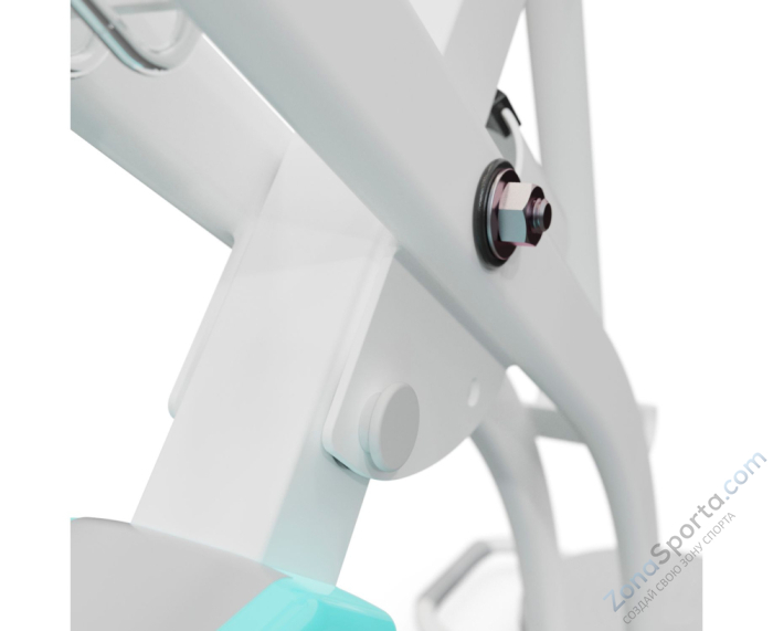 Велотренажер X-Bike DFC DavCreator Max PRO, бело-голубой