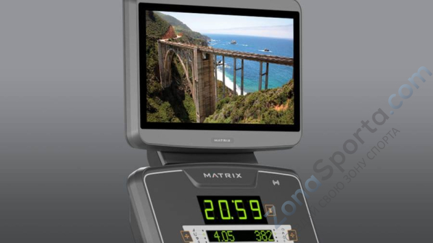 Вертикальный велоэргометр Matrix Performance с консолью LED