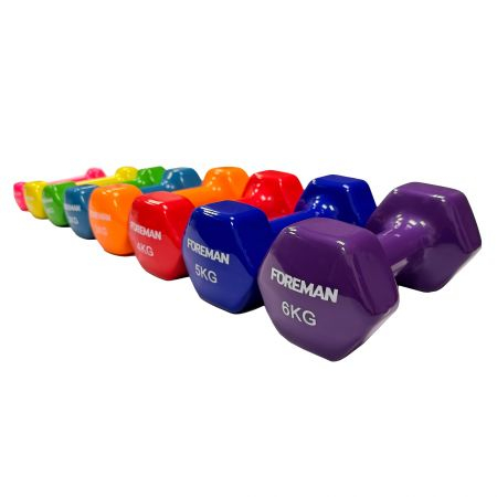 Виниловые гантели для аэробики 2 кг, пара Foreman IVD-KG Виниловые гантели для аэробики 2 кг, пара Foreman IVD-KG