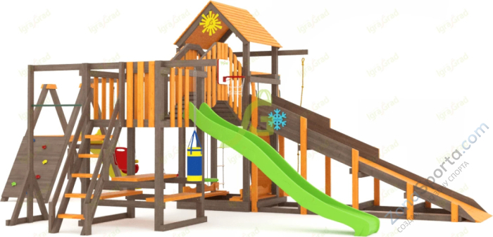 Всесезонная площадка IgraGrad С Мостик 2 SF2