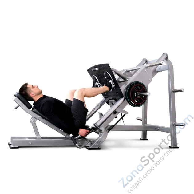 Жим ногами под углом 45 на свободных весах Protrain 8228