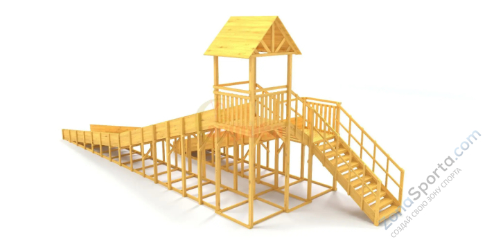 Зимняя горка Савушка Зима Wood 9/2